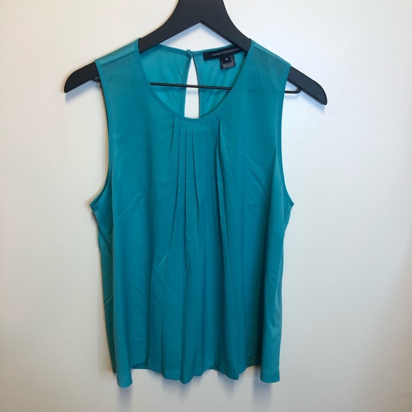 NWOT French Connection Pleated Top - Picture 1 of 7